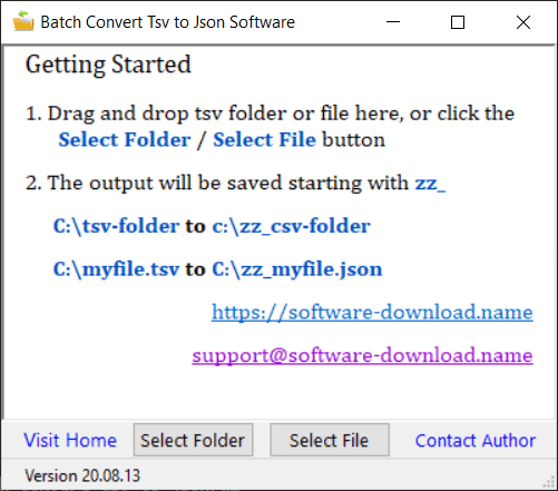 Batch Convert Tsv to Json Software Win 11